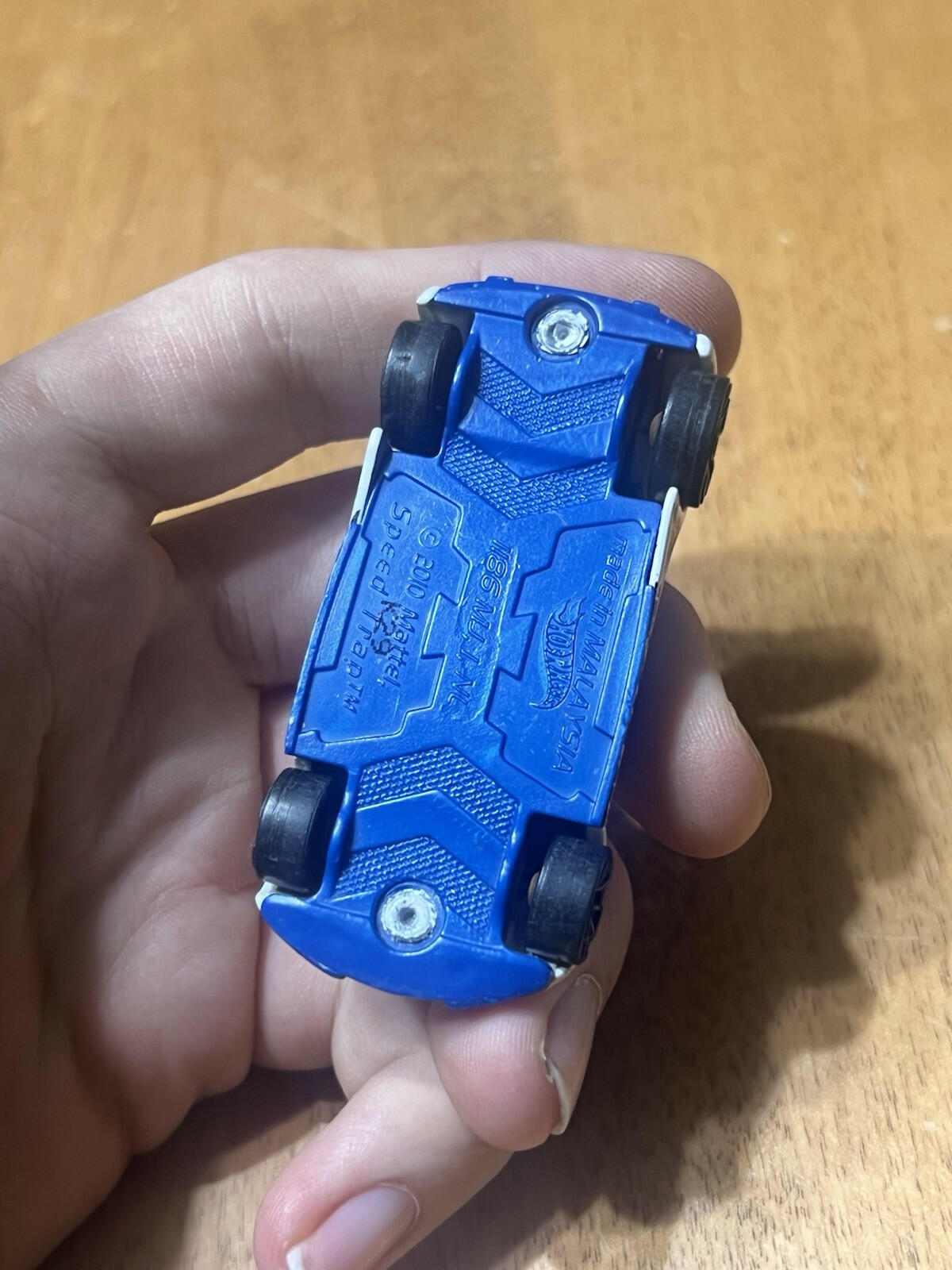 2010 Hot Wheels Speed Trap HWPD Police White Diecast Car