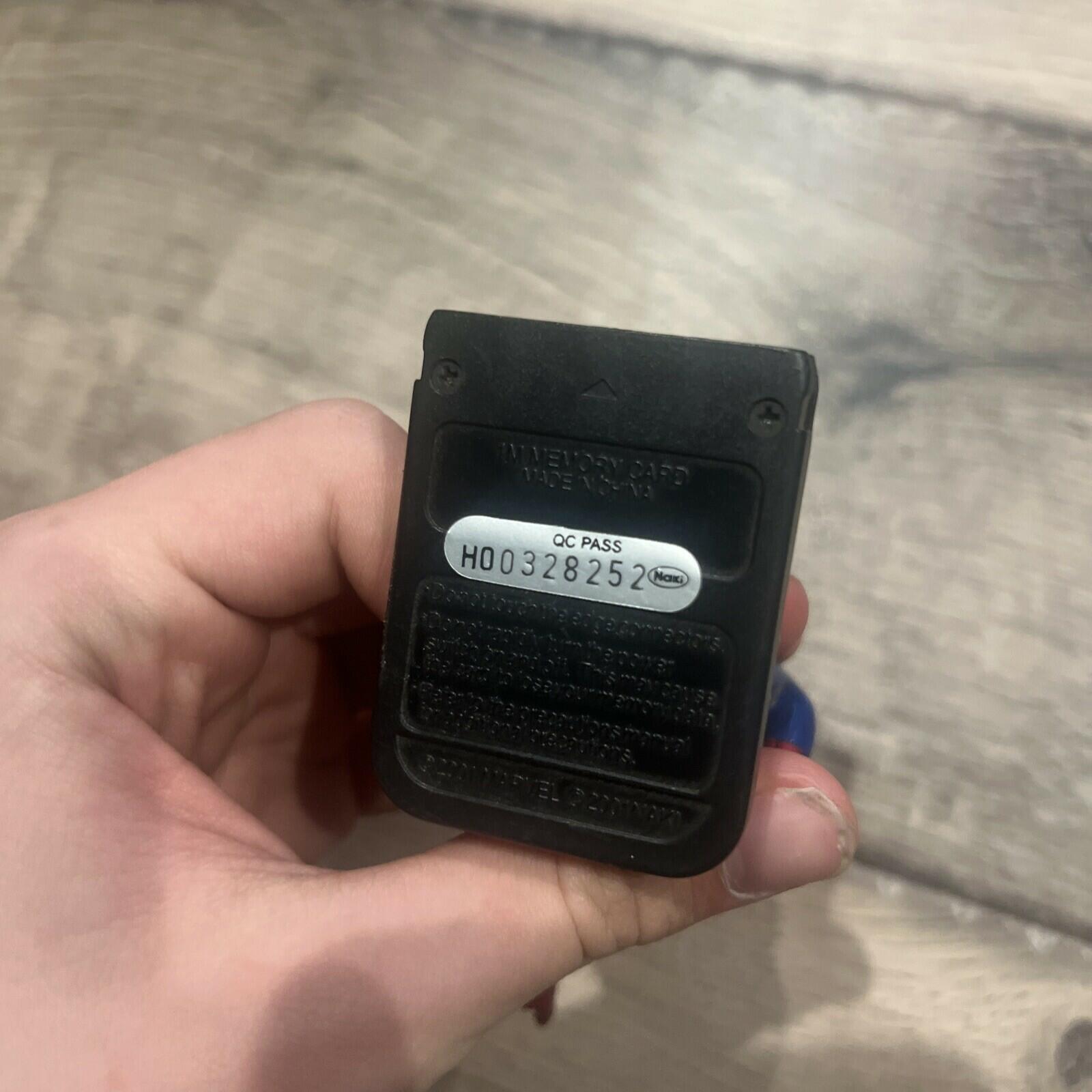 Very Rare Naki World Spider-Man 1MB-SE Memory Card For PS1 PlayStation