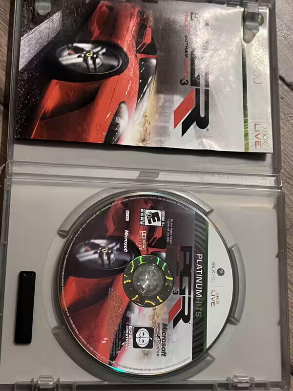 Project Gotham Racing 3: Platinum Hits (Microsoft Xbox 360, 2005) CIB