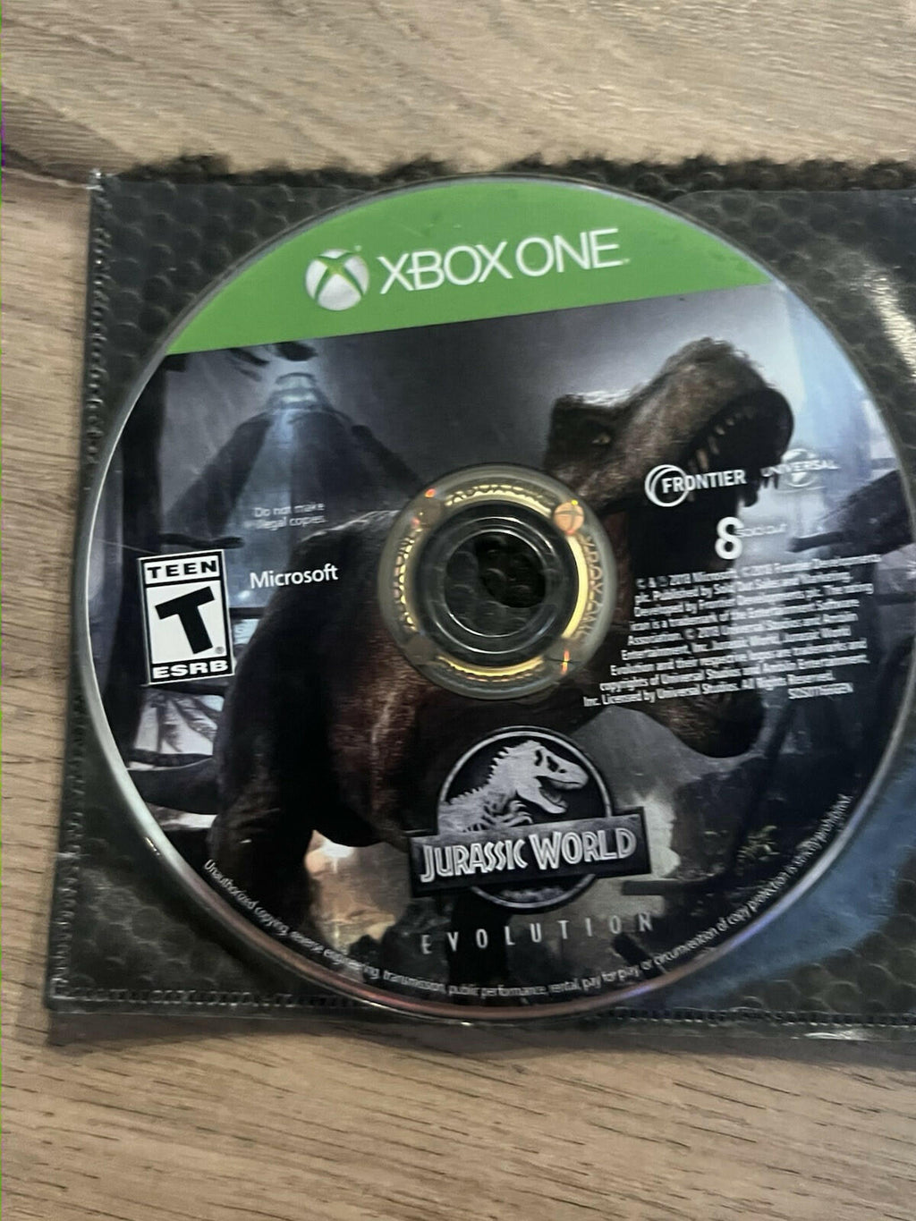 Jurassic World Evolution (Microsoft Xbox One, 2018) DISC ONLY