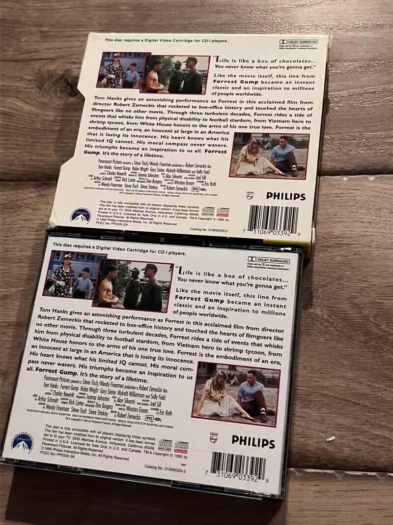 Tom Hanks Is Forest Gump (Phillips CD-i, 1994) CIB WITH SLIP COVER