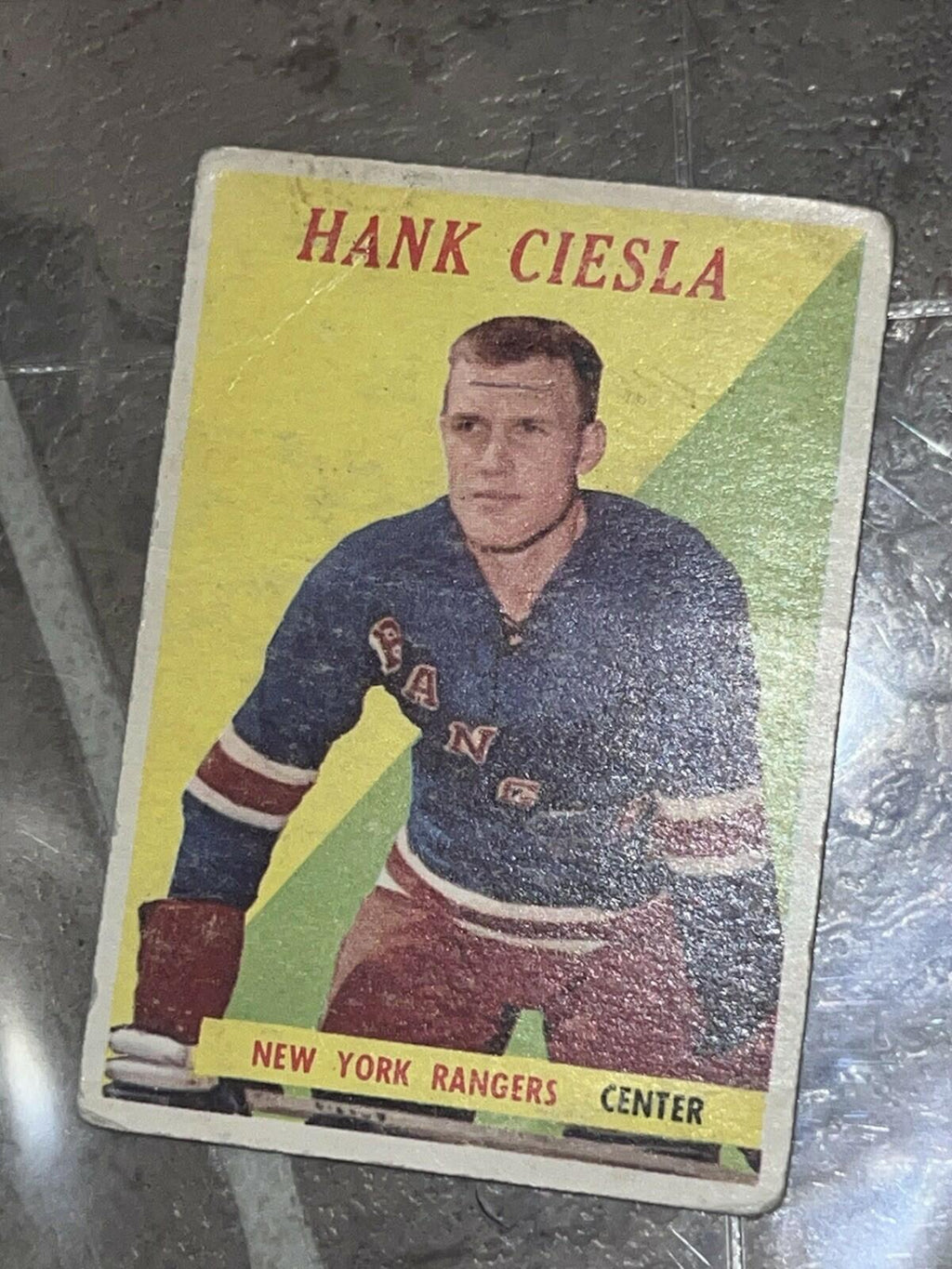 1958-59 Topps Hank Ciesla #49 New York Rangers