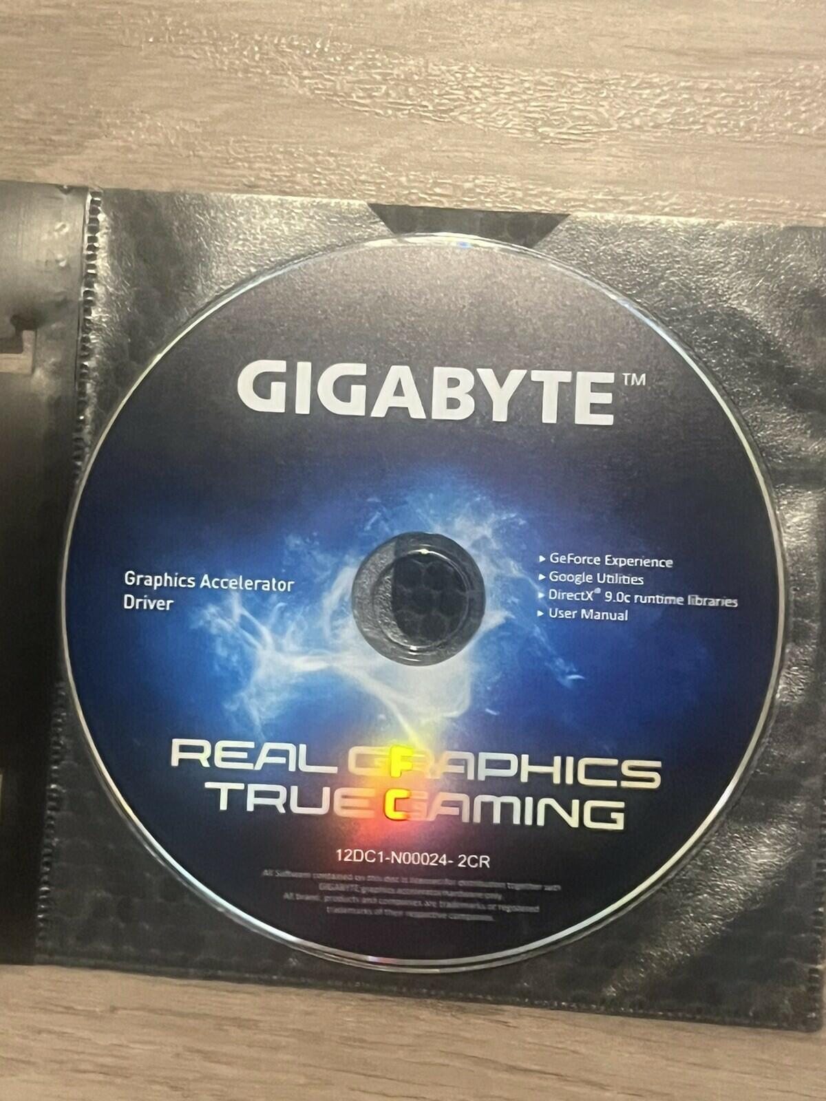 Gigabyte Graphics Accelerator Driver CD (12DC1-N00024-2CR)