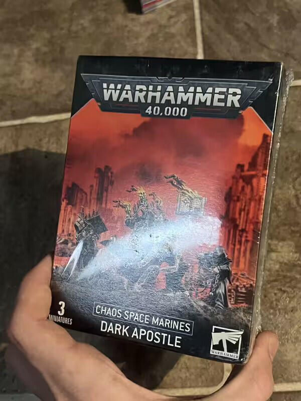 Chaos Space Marine Dark Apostle BRAND NEW SEALED