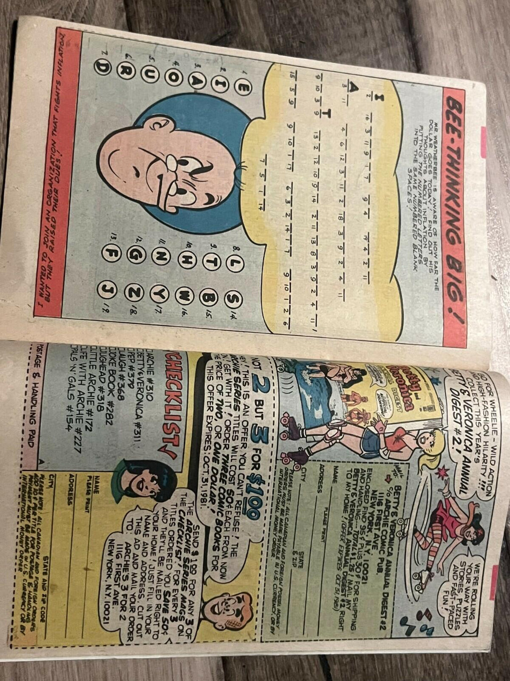 Archie Comics: Archie and Me #130 1982