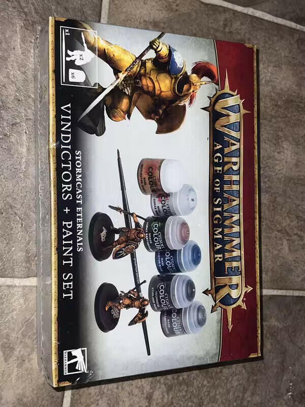 Warhammer Age Of Sigmar NEW Stormcast Eternals Paint Set 3 Citadel Miniatures