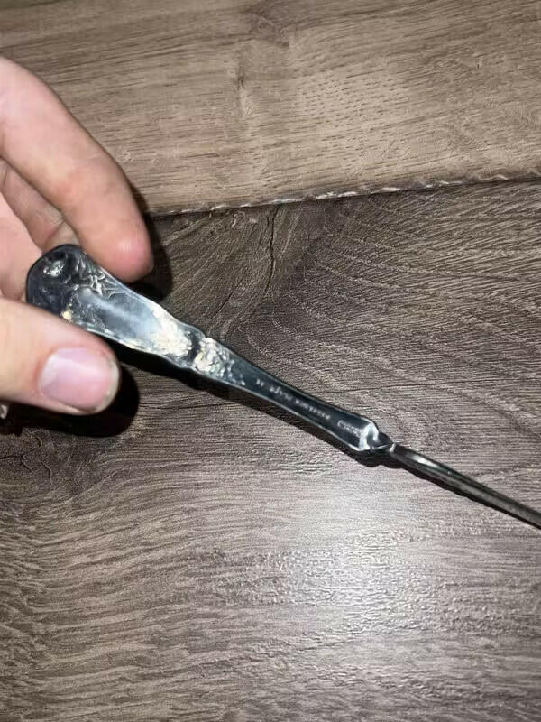 Oneida Community Reliance Twisted Handle Butter Knife A1 Silver Plate