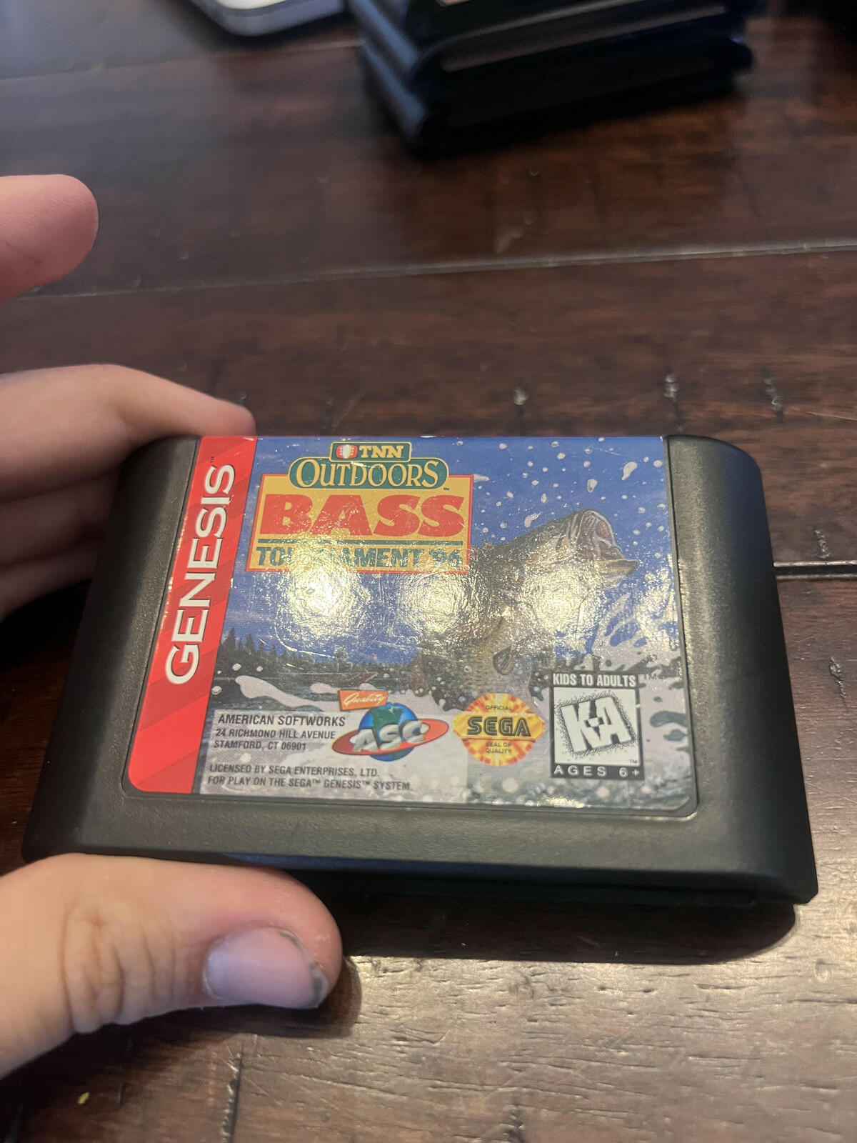 TNN Outdoors Bass Tournament '96 (Sega Genesis, 1996) CART ONLY
