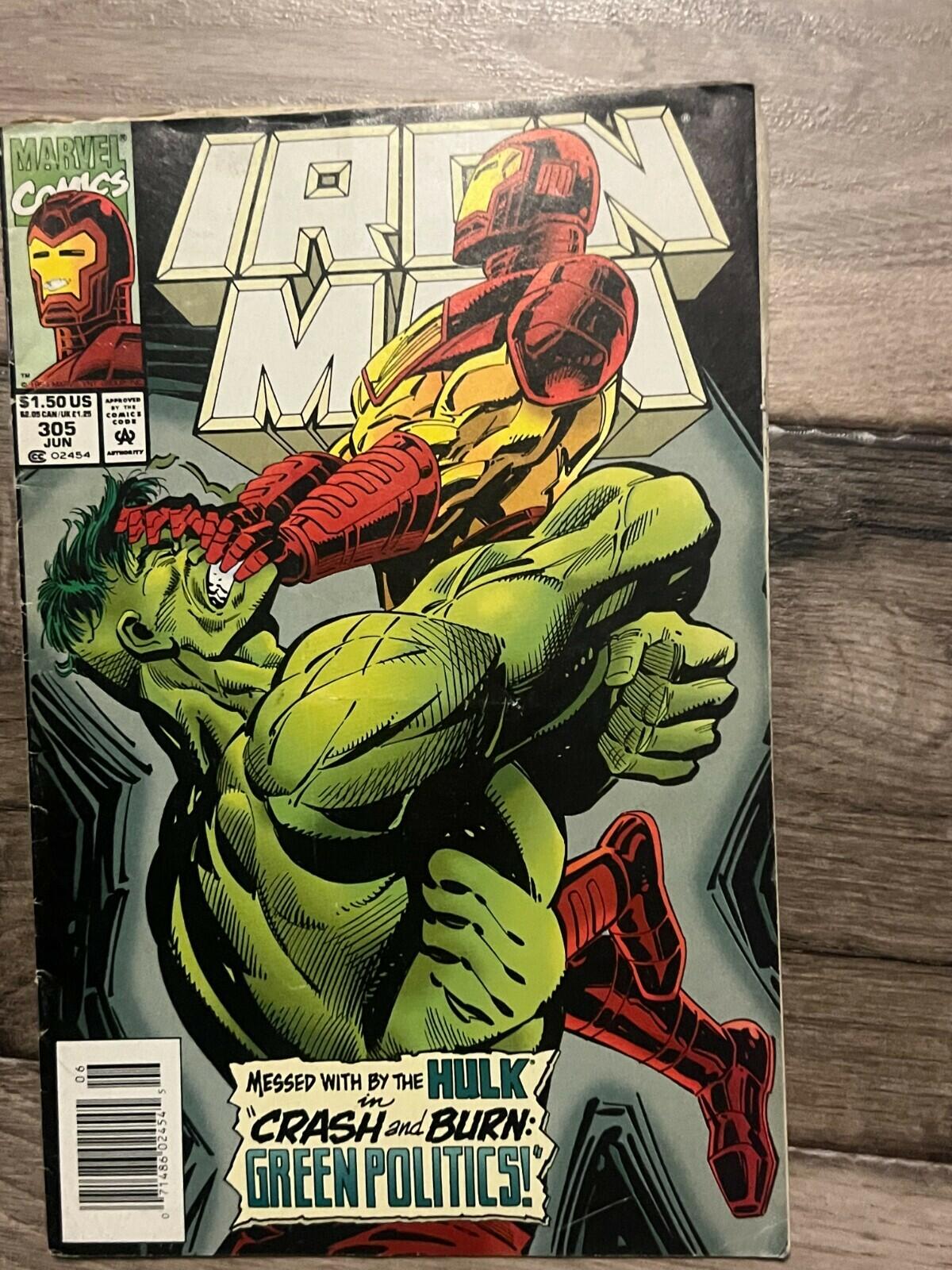 Marvel Comics: Iron Man - First Appearance of the Hulk-Buster Armor #305 1994