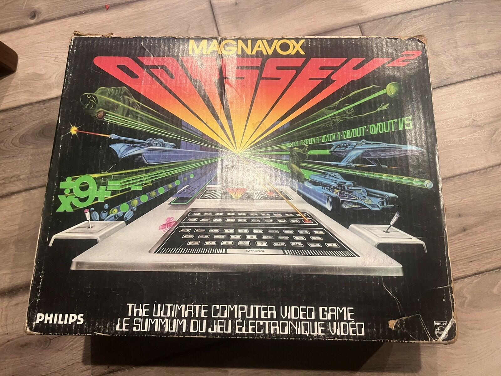 Magnavox Odyssey 2 Computer Video Game Console Complete in Box CIB