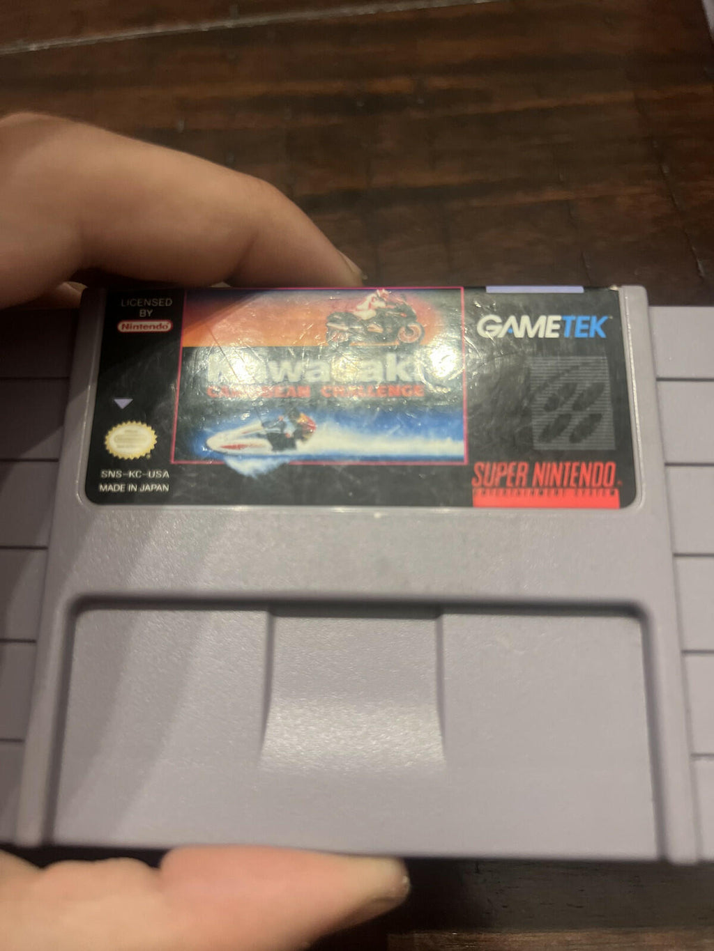 Kawasaki Caribbean Challenge (Super Nintendo SNES, 1993) CART ONLY