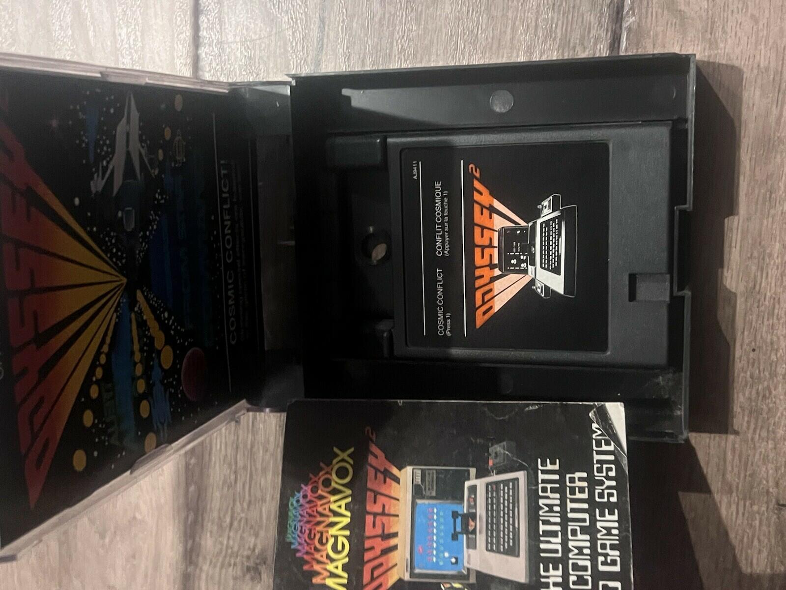 Cosmic Conflict! (Magnavox Odyssey 2, 1978) CIB COMPLETE IN BOX