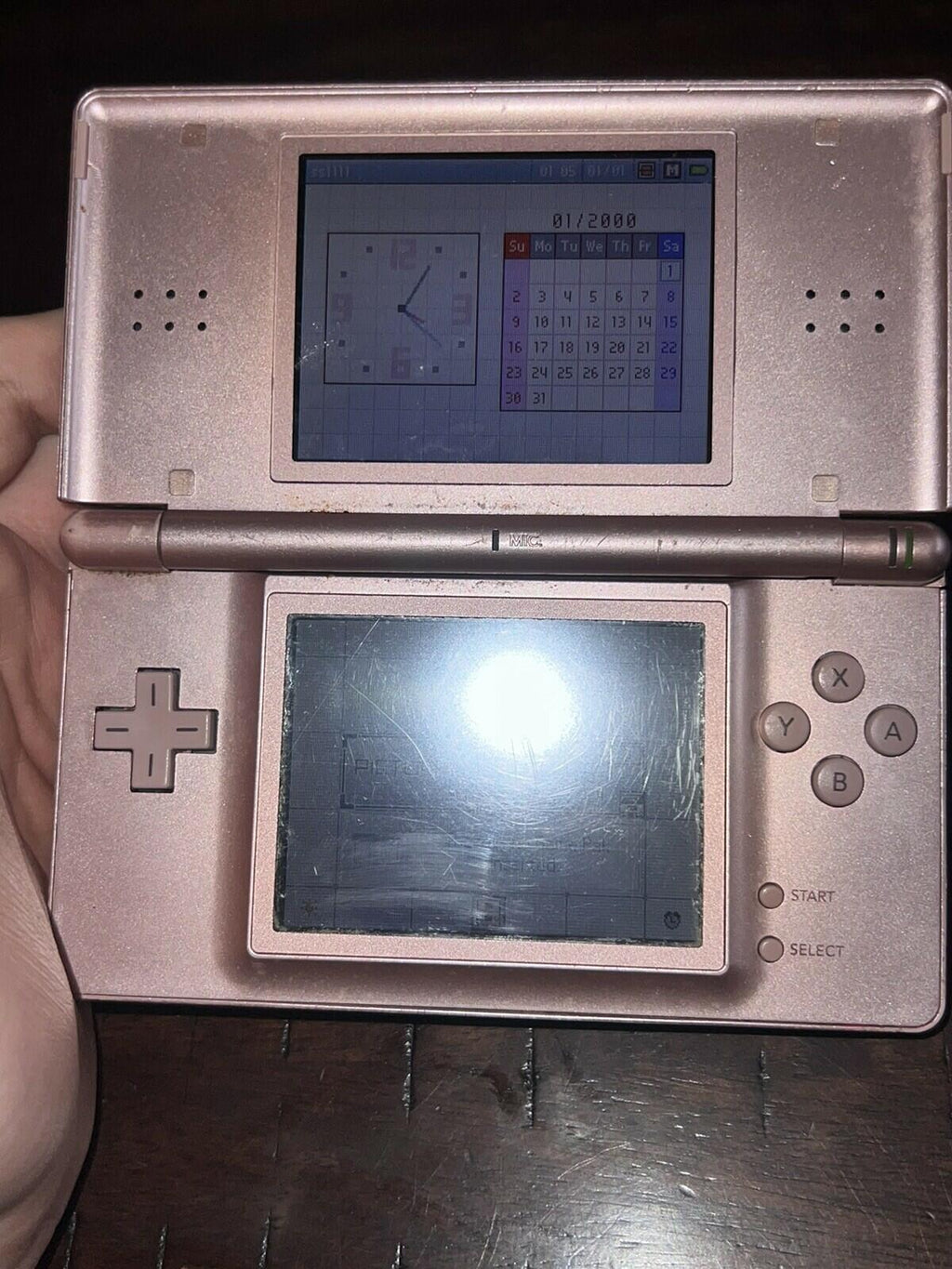Nintendo DS Lite System Portable Gaming Console POWER SWITCH HARDLY WORKS