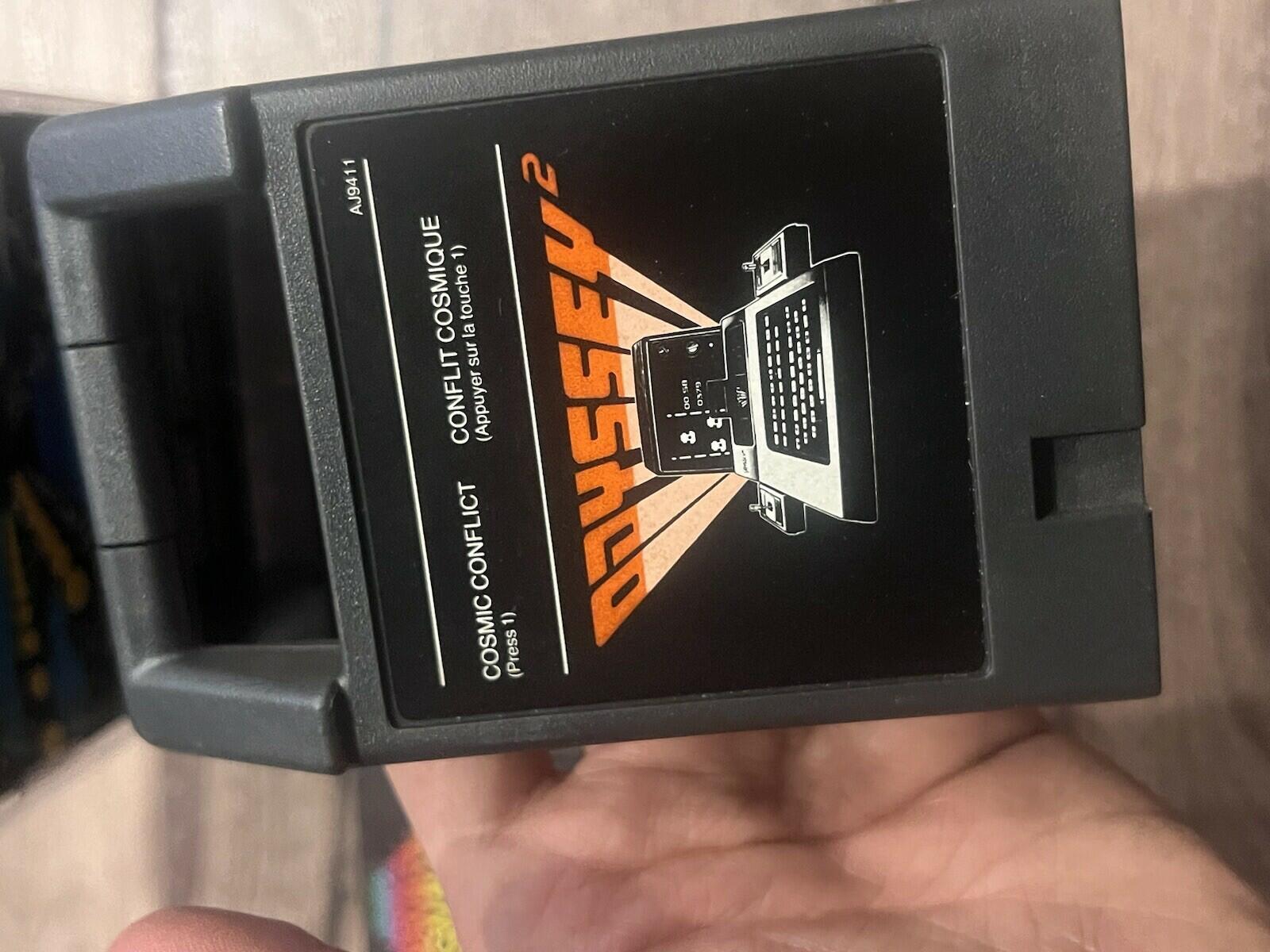 Cosmic Conflict! (Magnavox Odyssey 2, 1978) CIB COMPLETE IN BOX