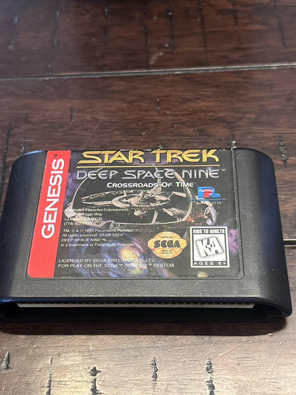 Star Trek Deep Space Nine Crossroads of Time (Sega Genesis, 1995) CART ONLY
