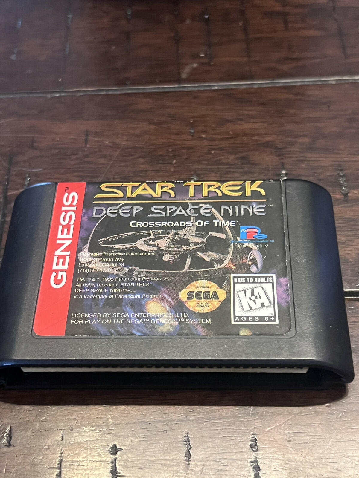 Star Trek Deep Space Nine Crossroads of Time (Sega Genesis, 1995) CART ONLY
