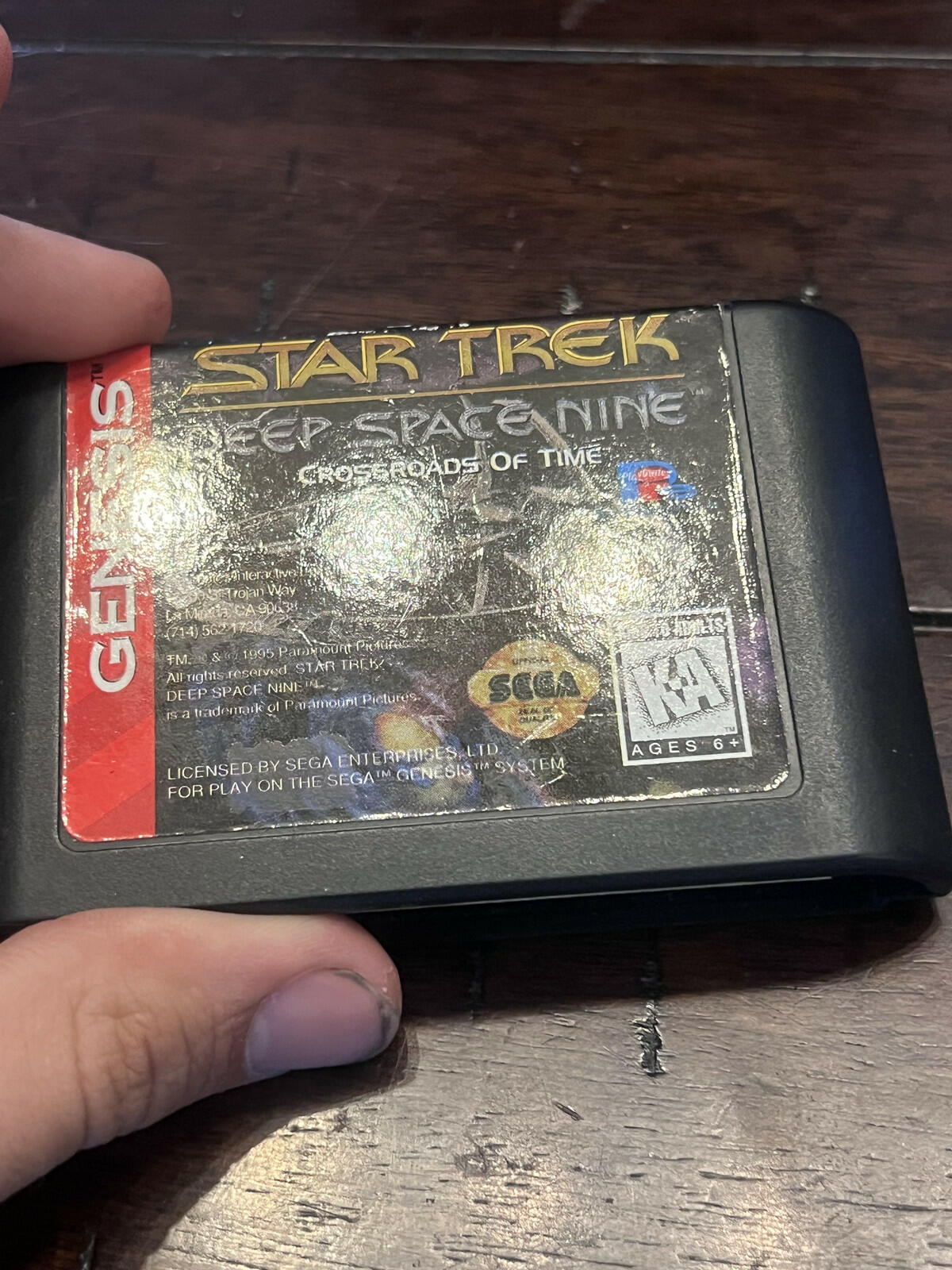 Star Trek Deep Space Nine Crossroads of Time (Sega Genesis, 1995) CART ONLY