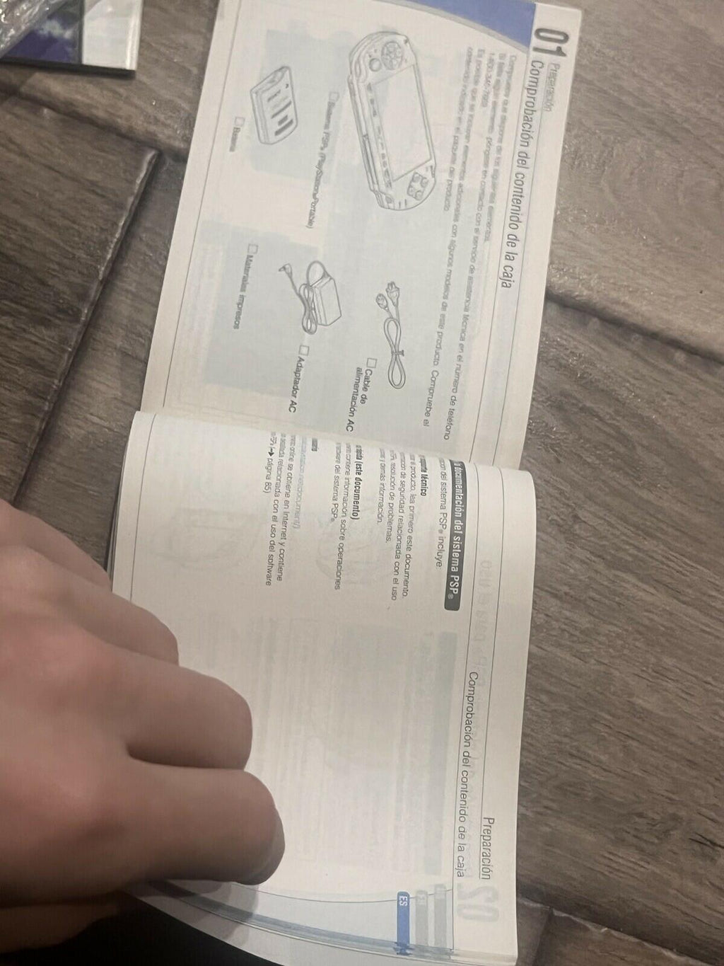 PSP Quick Reference Console Manual for PSP-2001 (3-218-749-11(1) F2)