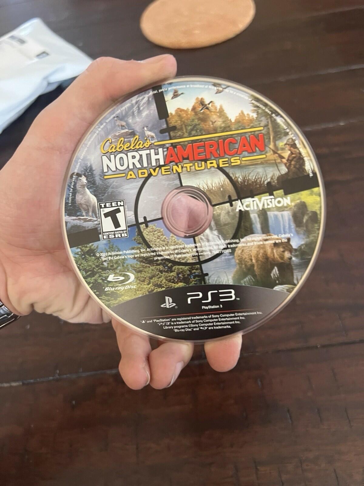 Cabela's North American Adventures (Sony PlayStation 3 PS3, 2010) DISC ONLY