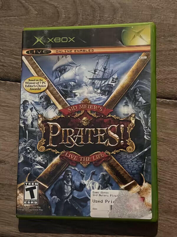 Sid Meiers Pirates Live the Life (Microsoft Xbox, 2005) CIB