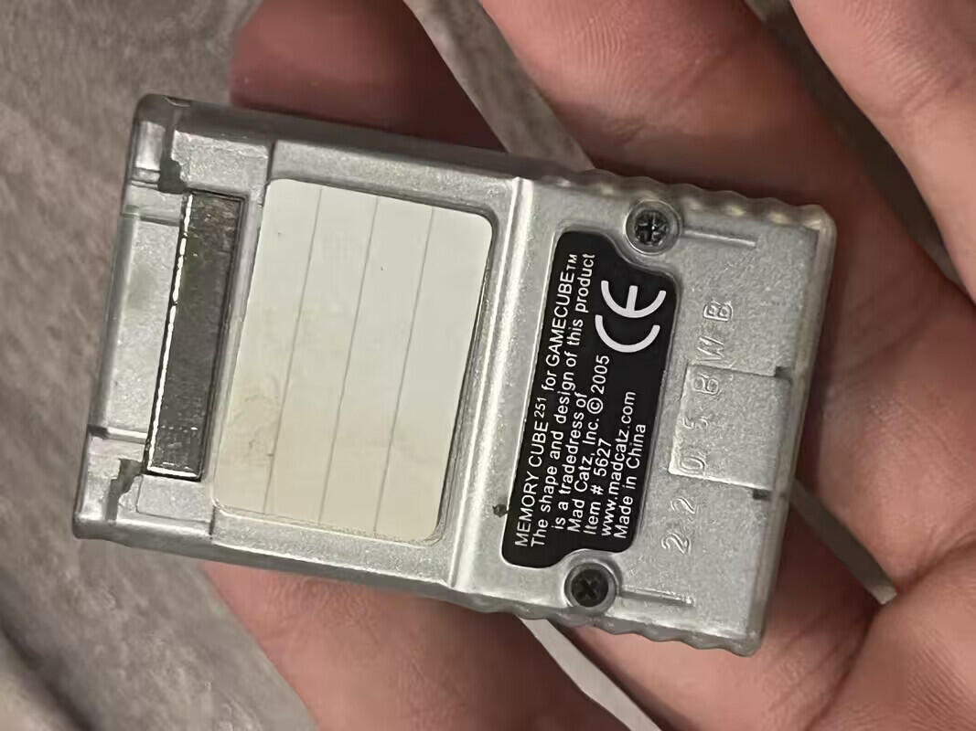 Nintendo Gamecube Mad Catz Memory Card 4x 251 Blocks Tested