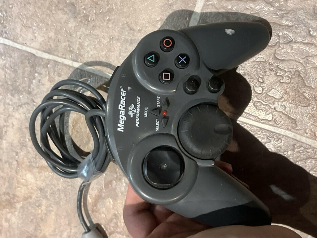 Mega Racer Steering Racing Wheel Controller Playstation 1 PS1