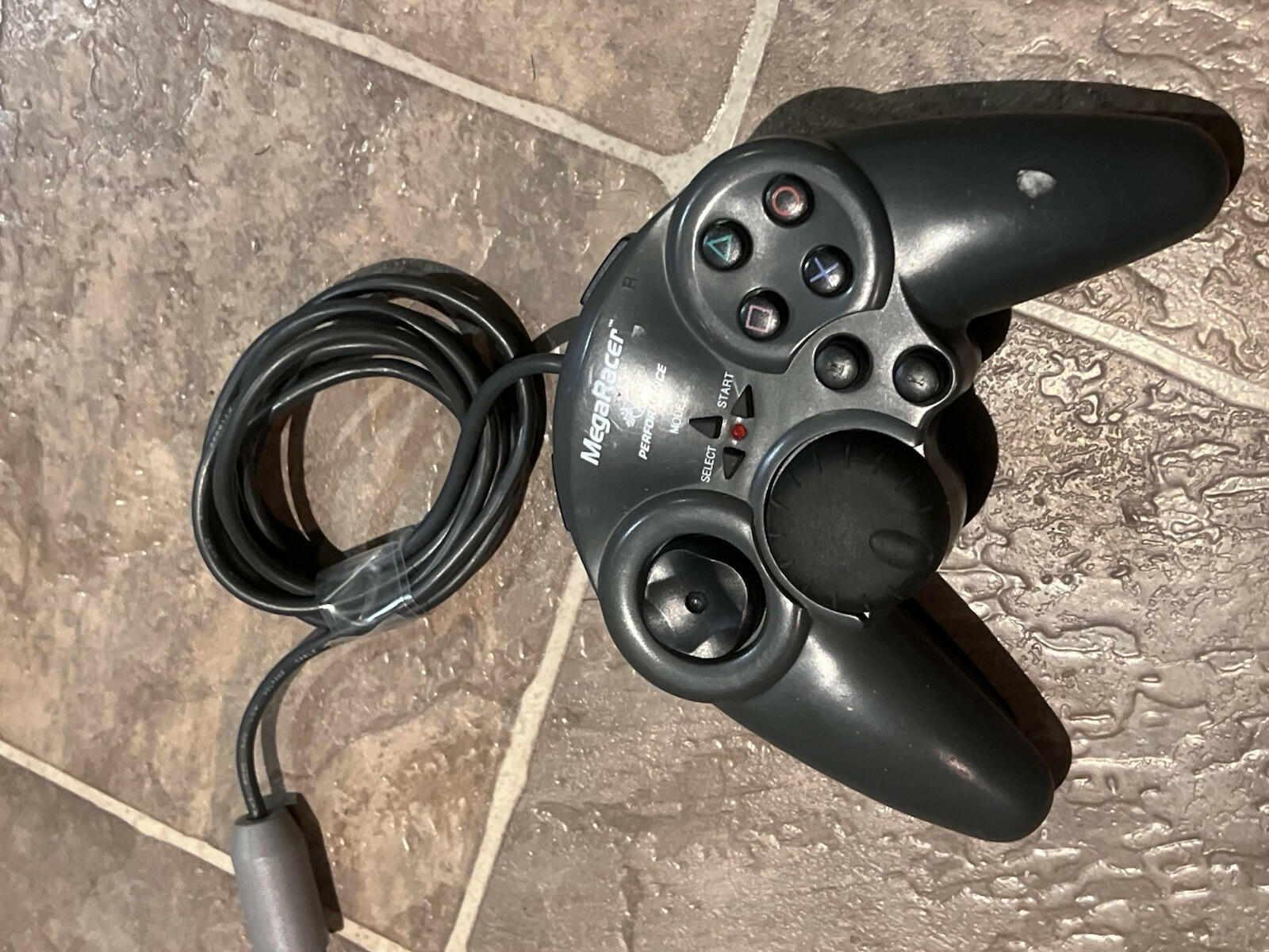 Mega Racer Steering Racing Wheel Controller Playstation 1 PS1