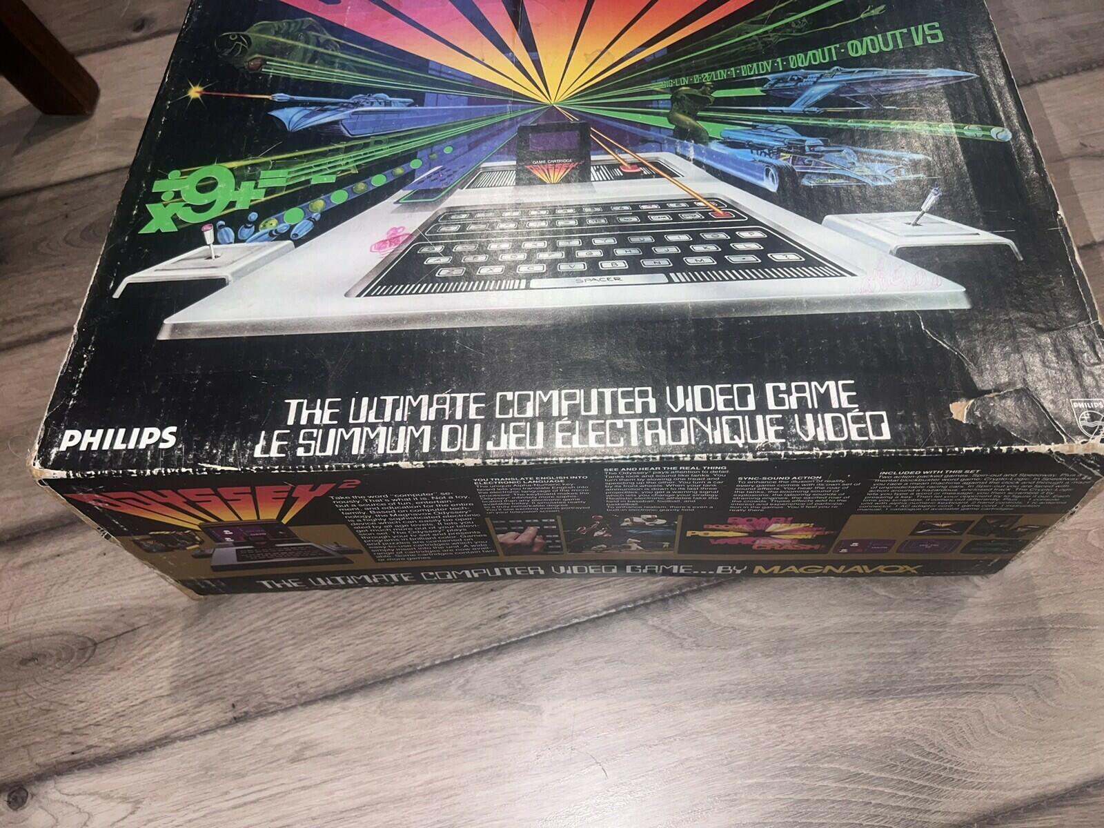 Magnavox Odyssey 2 Computer Video Game Console Complete in Box CIB