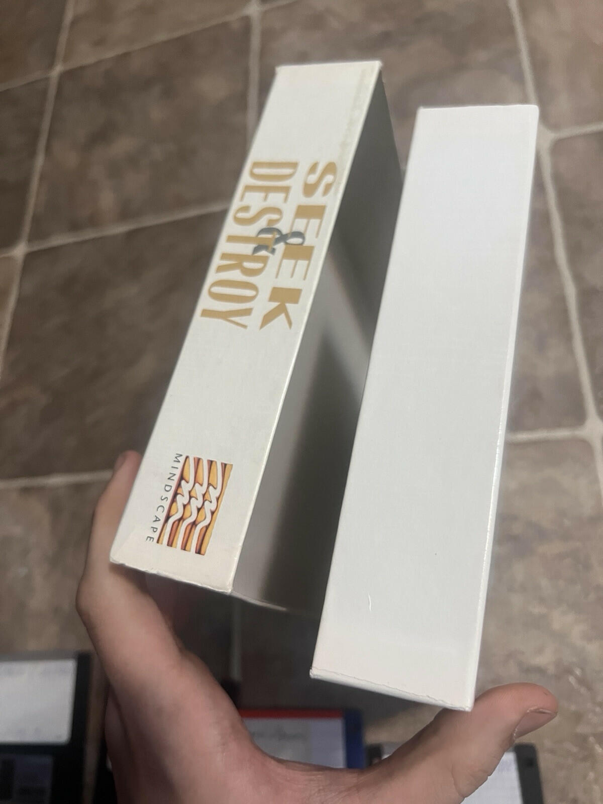 Commodore Amiga Seek & Destroy CIB COMPLETE IN BOX COPIED DISKS