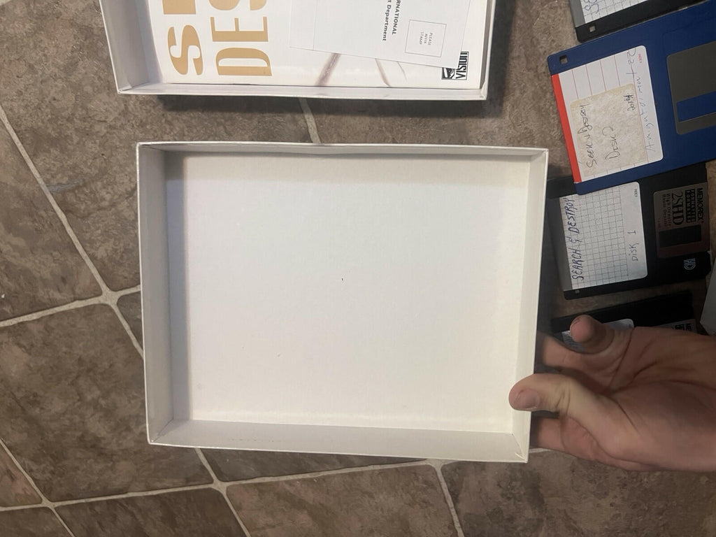 Commodore Amiga Seek & Destroy CIB COMPLETE IN BOX COPIED DISKS