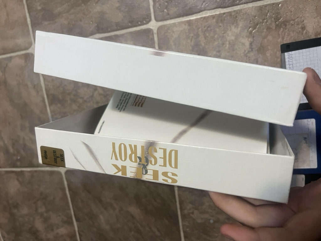 Commodore Amiga Seek & Destroy CIB COMPLETE IN BOX COPIED DISKS