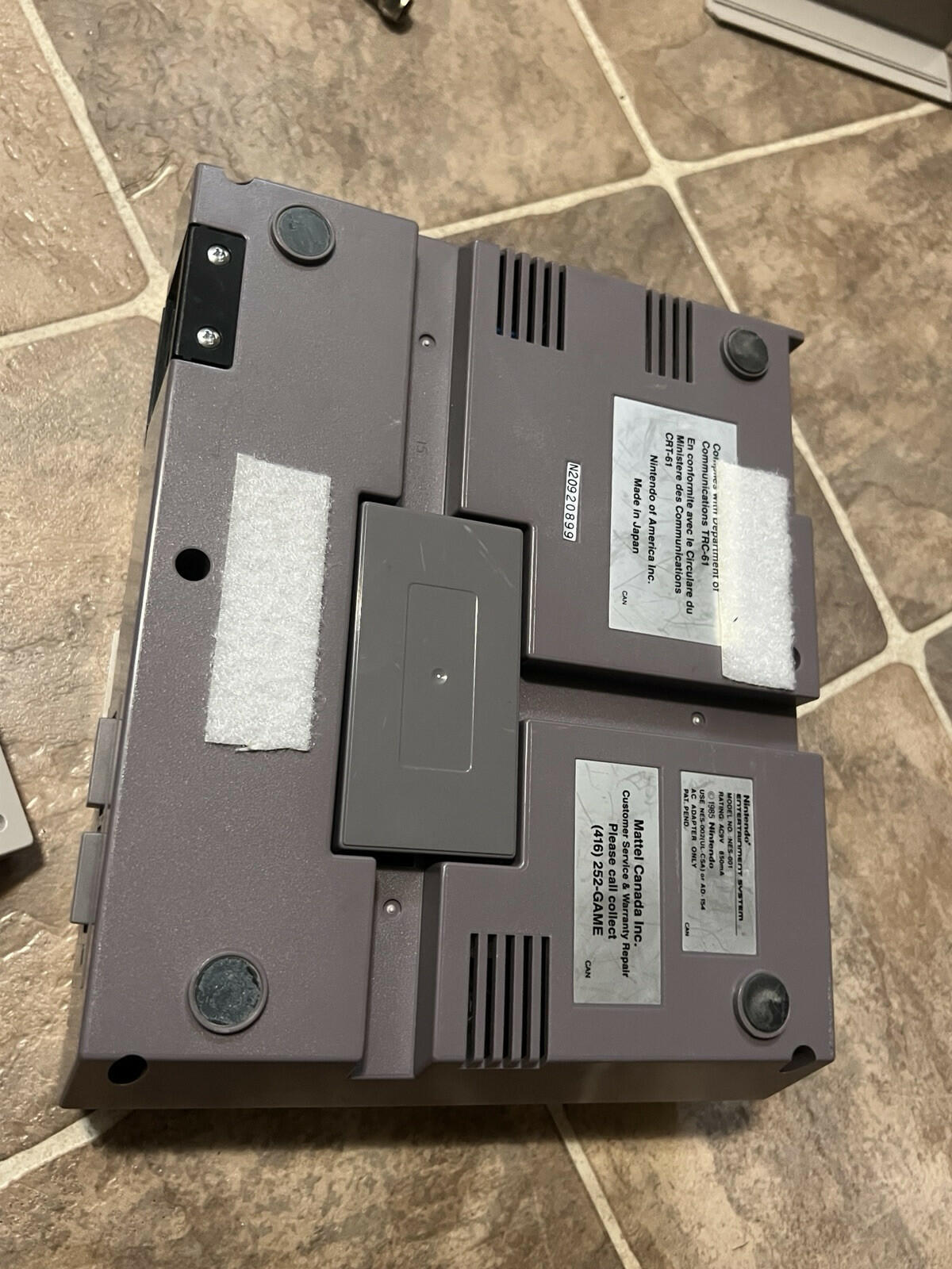 Nintendo NES Console NES-001 Working & TESTED ! Bundle With Two Controllers