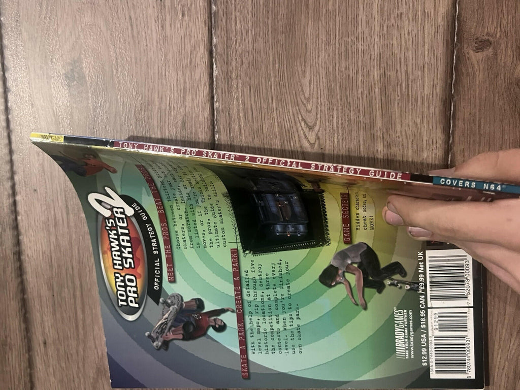 Tony Hawk's Pro Skater 2: Brady Games Official Strategy Guide PS1 PC