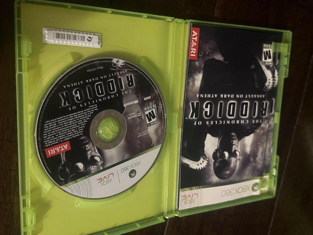 Chronicles of Riddick: Assault on Dark Athena (Microsoft Xbox 360, 2009) CIB