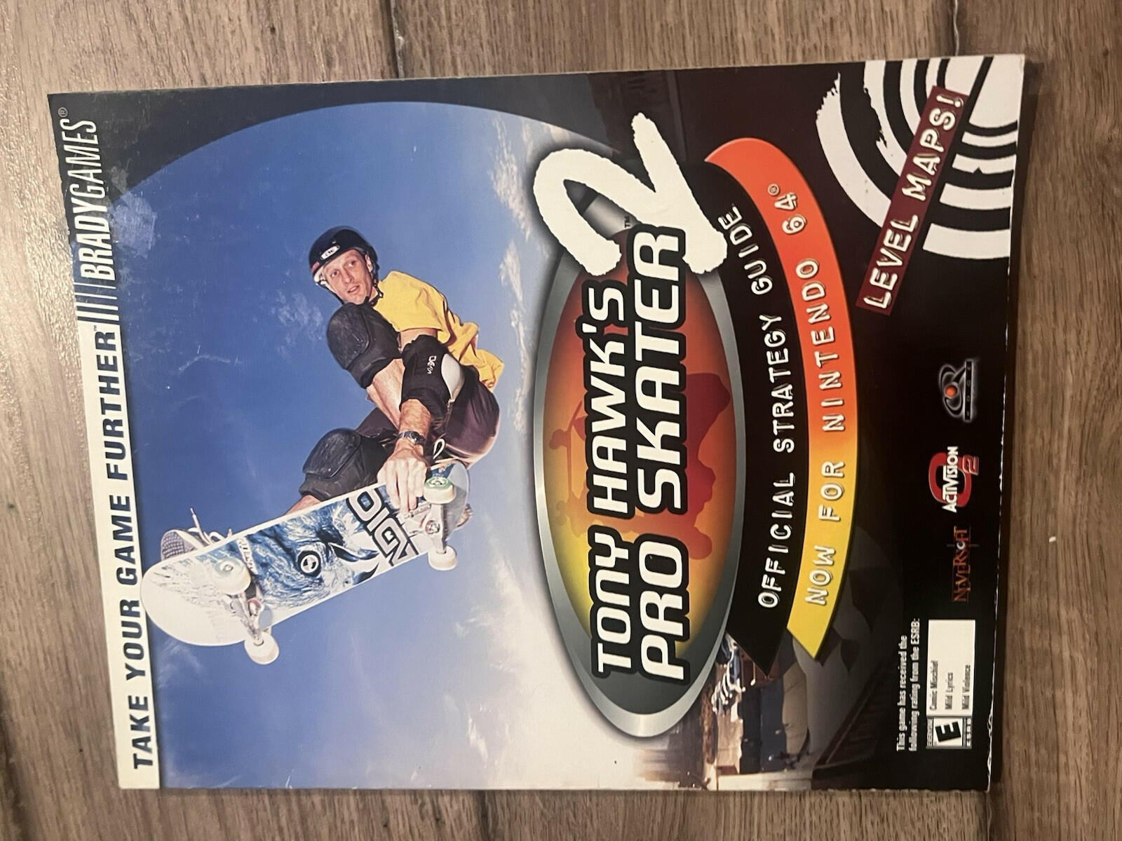 Tony Hawk's Pro Skater 2: Brady Games Official Strategy Guide PS1 PC