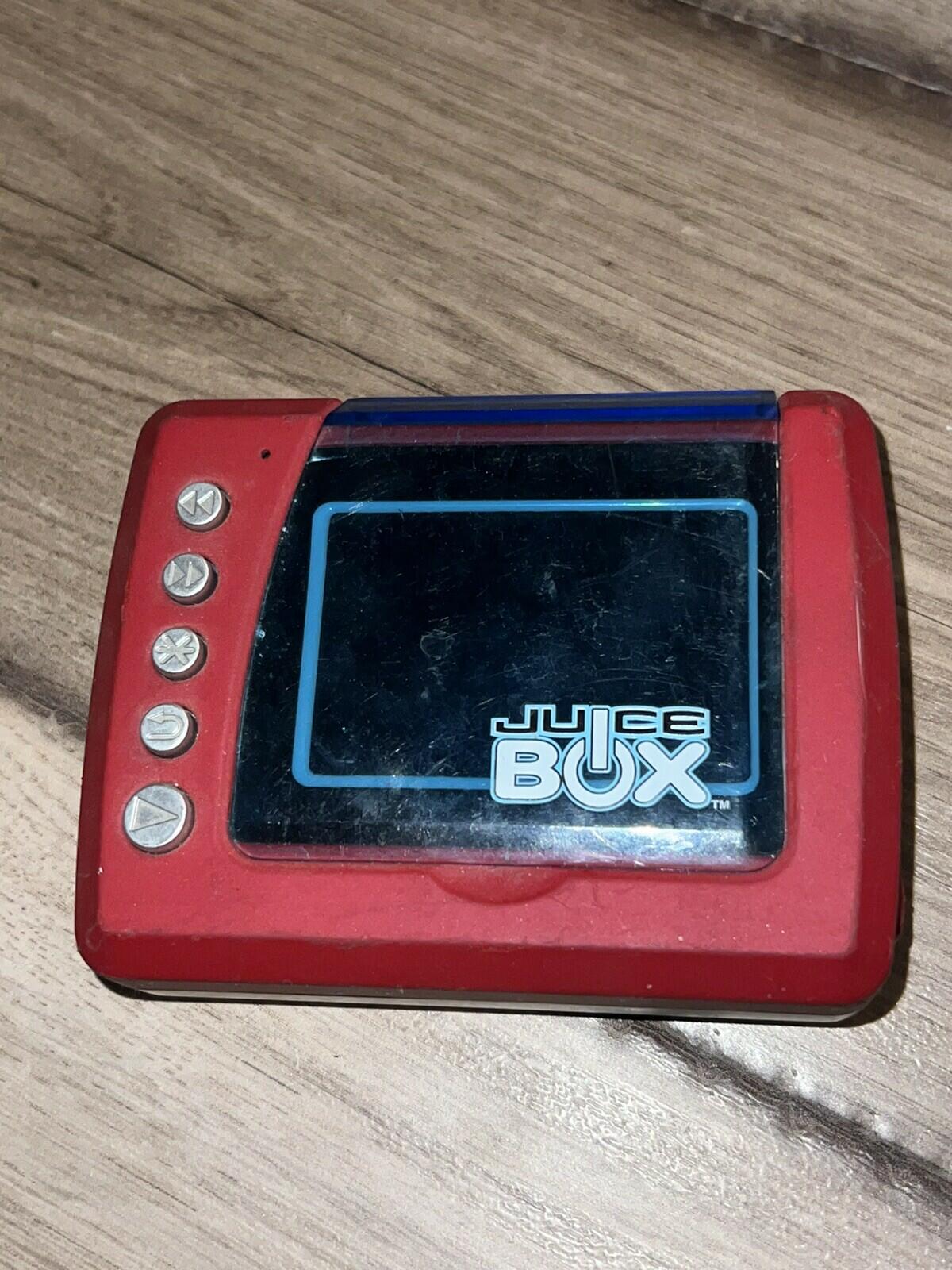 Mattel Juice Box Personal Media Player Red 2004 Used