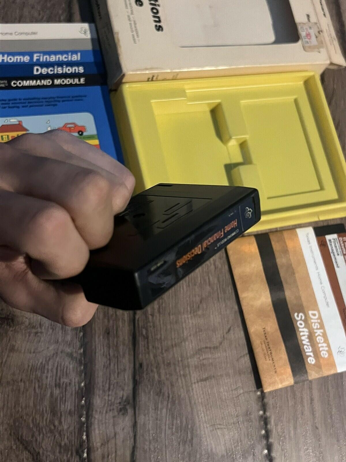 Texas Instruments TI-99/4A App Software & Manual Home Financial Decisions 1979