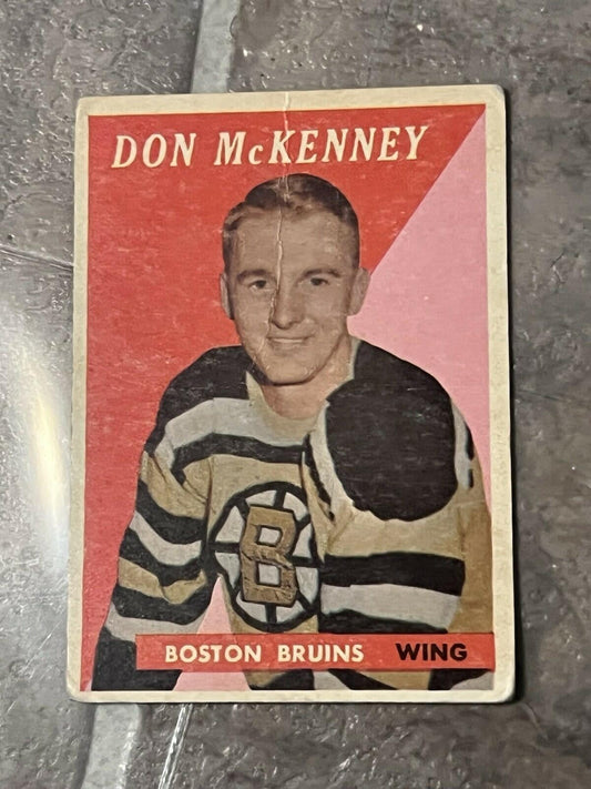 1958 Topps Don McKenney Boston Bruins #62 Hockey Card