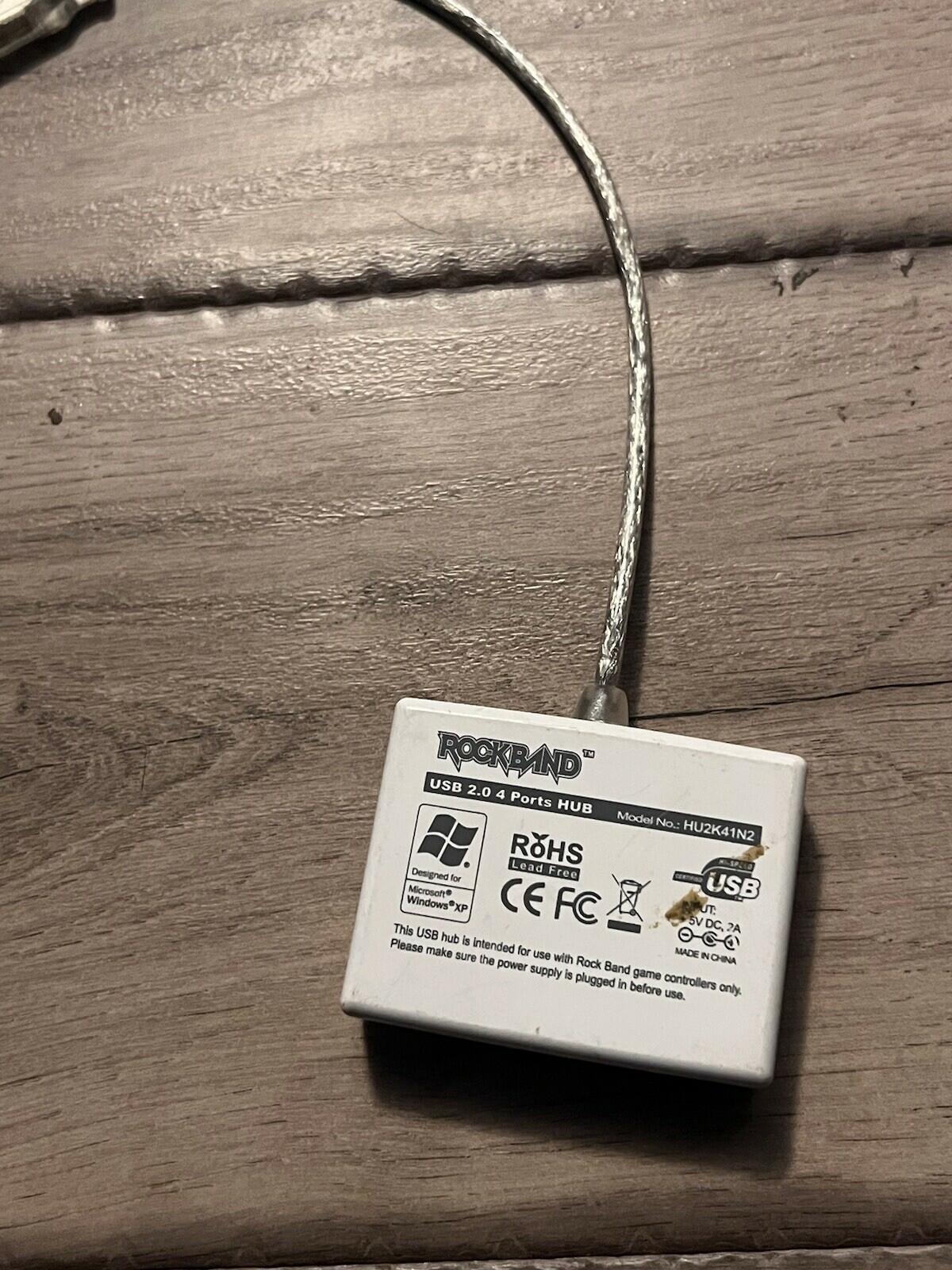 Rock Band USB 2.0 4 Ports Hub HU2K41N2 Dongle Adapter Windows XP