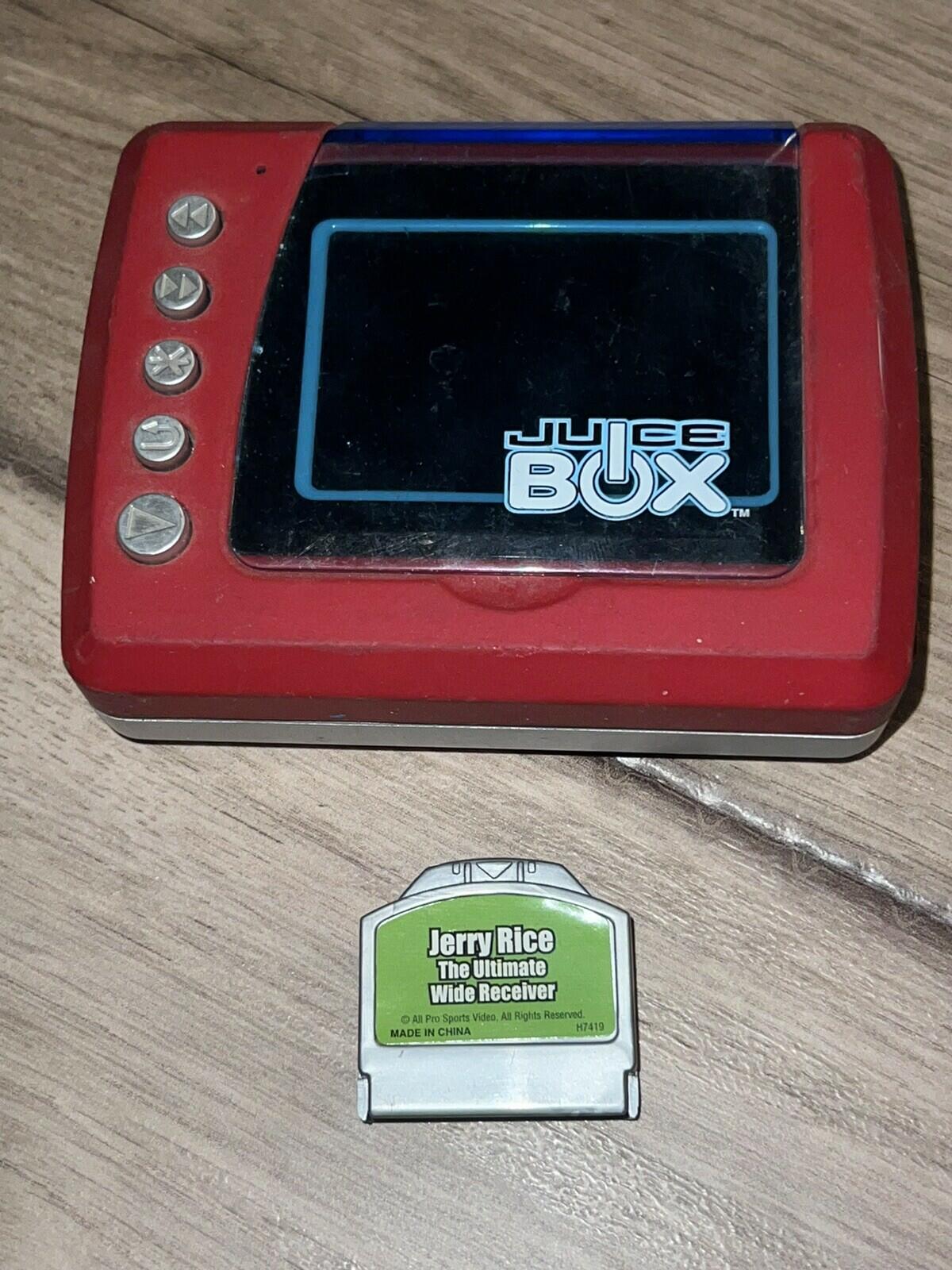 Mattel Juice Box Personal Media Player Red 2004 Used