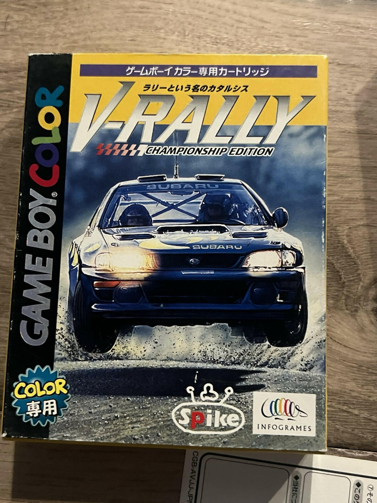 V-Rally Championship Edition (Nintendo Game Boy Color, 1999) JAPAN CIB W/ MANUAL