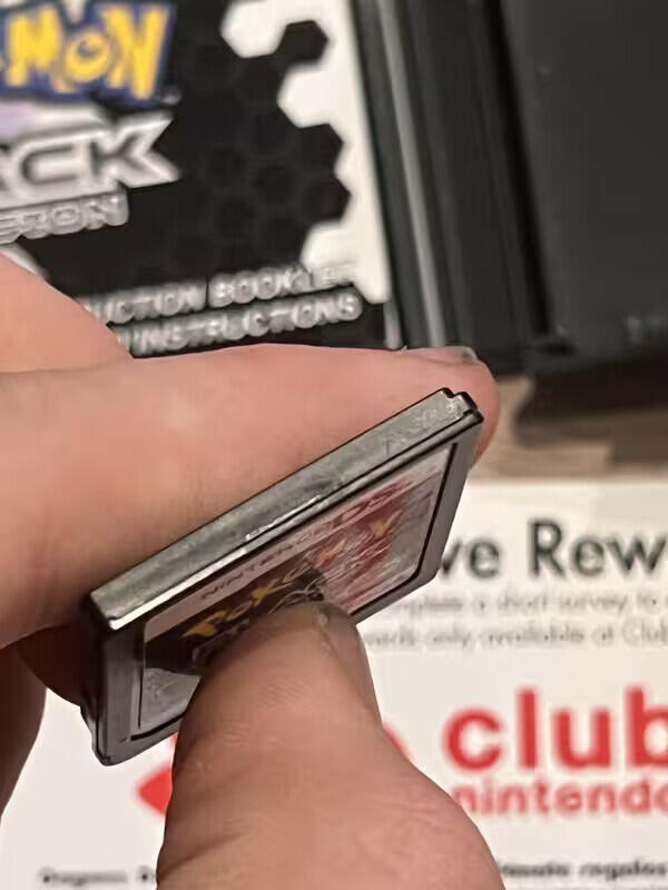 Pokemon Black (Nintendo DS, 2011) CIB WITH INSERTS