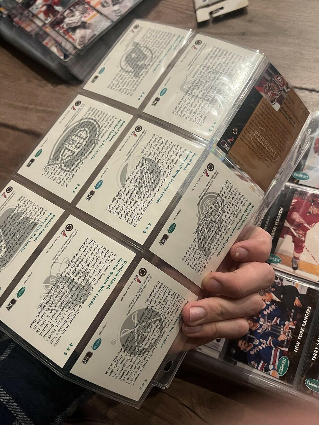 1991-92 Parkhurst Pro Set 91 NHL Hockey Cards 1-450 FULL SET