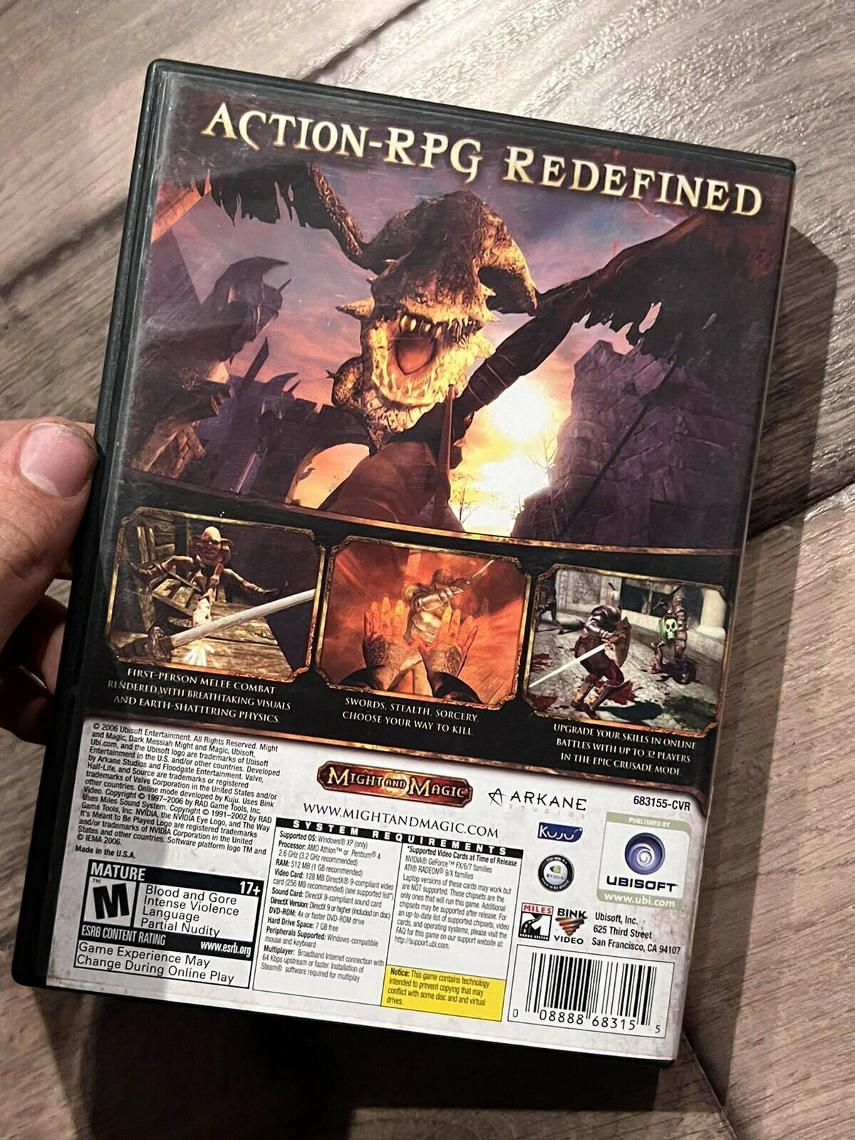 Dark Messiah: Might & Magic (PC CD-ROM, 2006) CIB