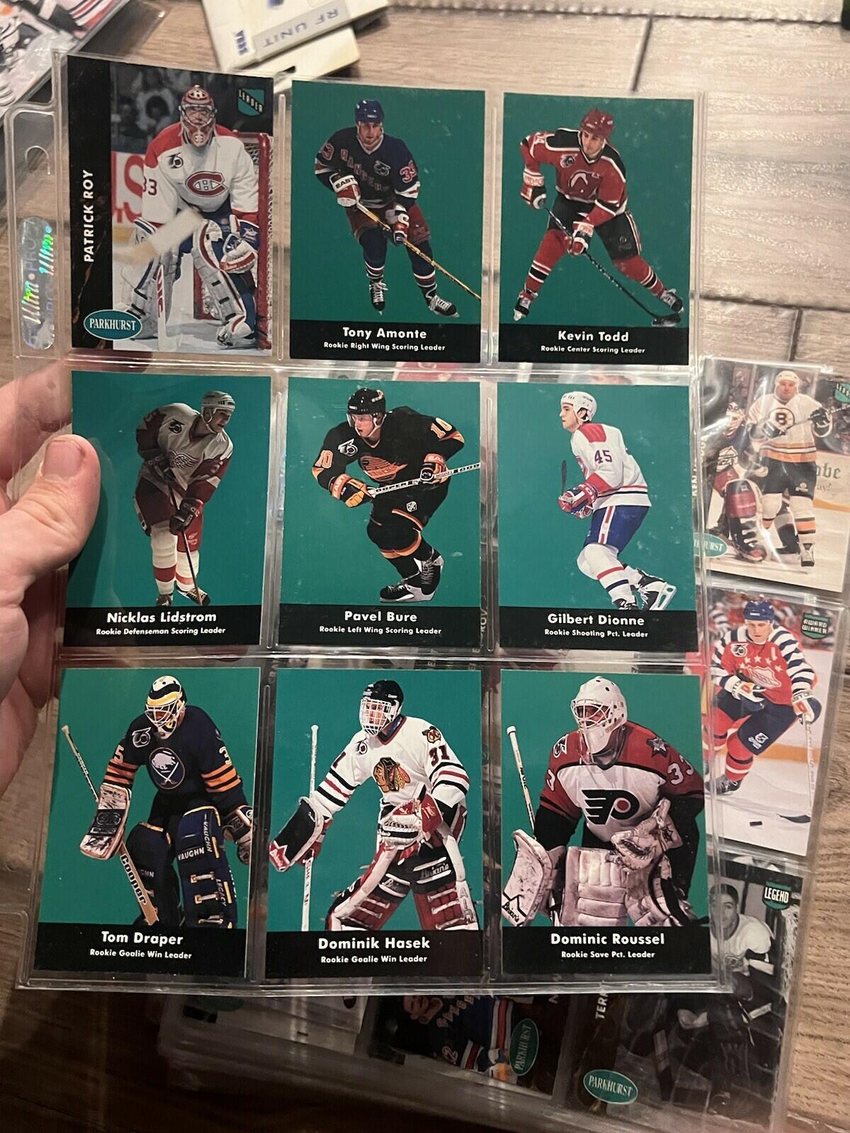 1991-92 Parkhurst Pro Set 91 NHL Hockey Cards 1-450 FULL SET