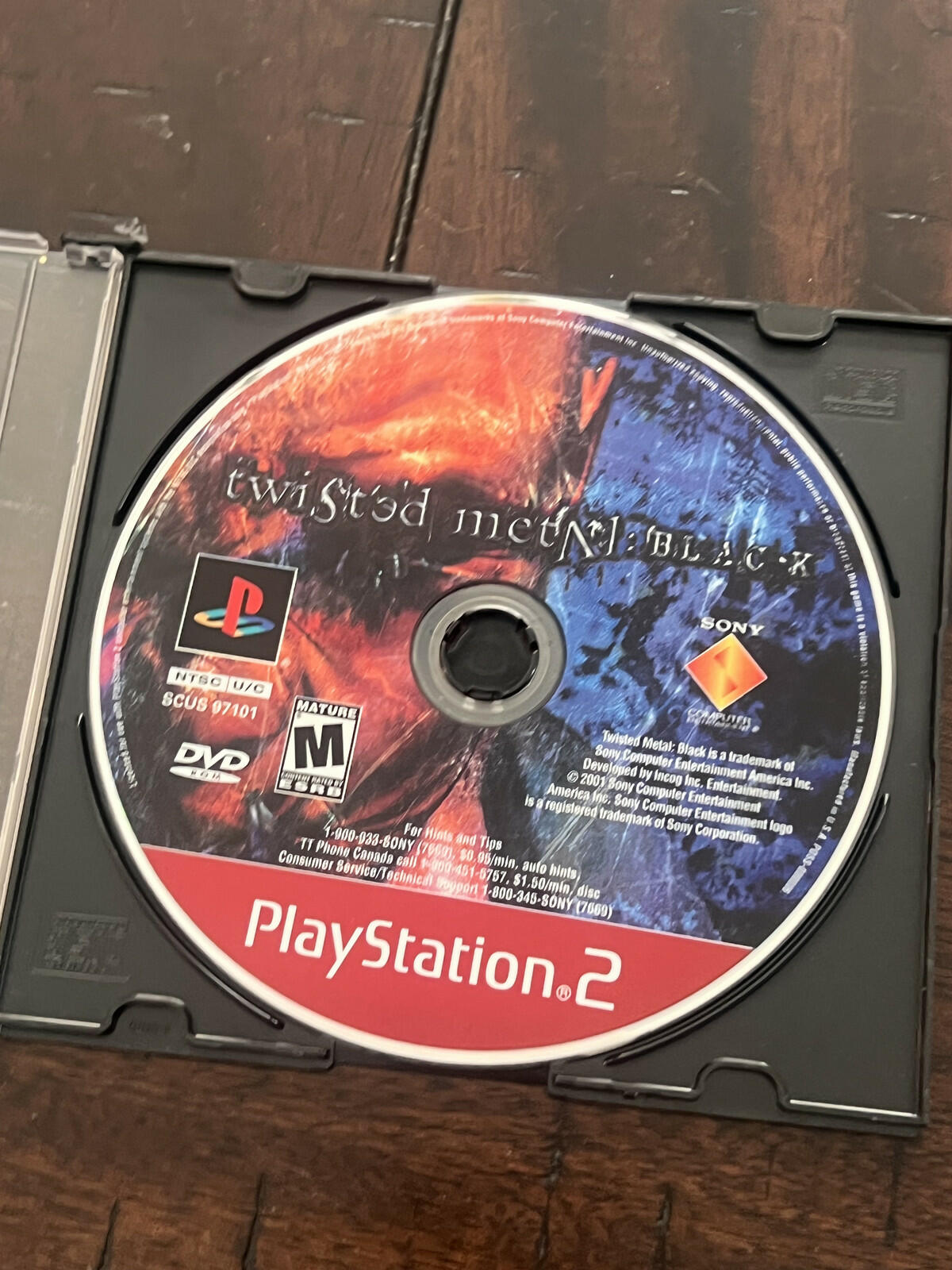 Twisted Metal Black: Greatest Hits (Sony Playstation 2 PS2, 2001) DISC ONLY