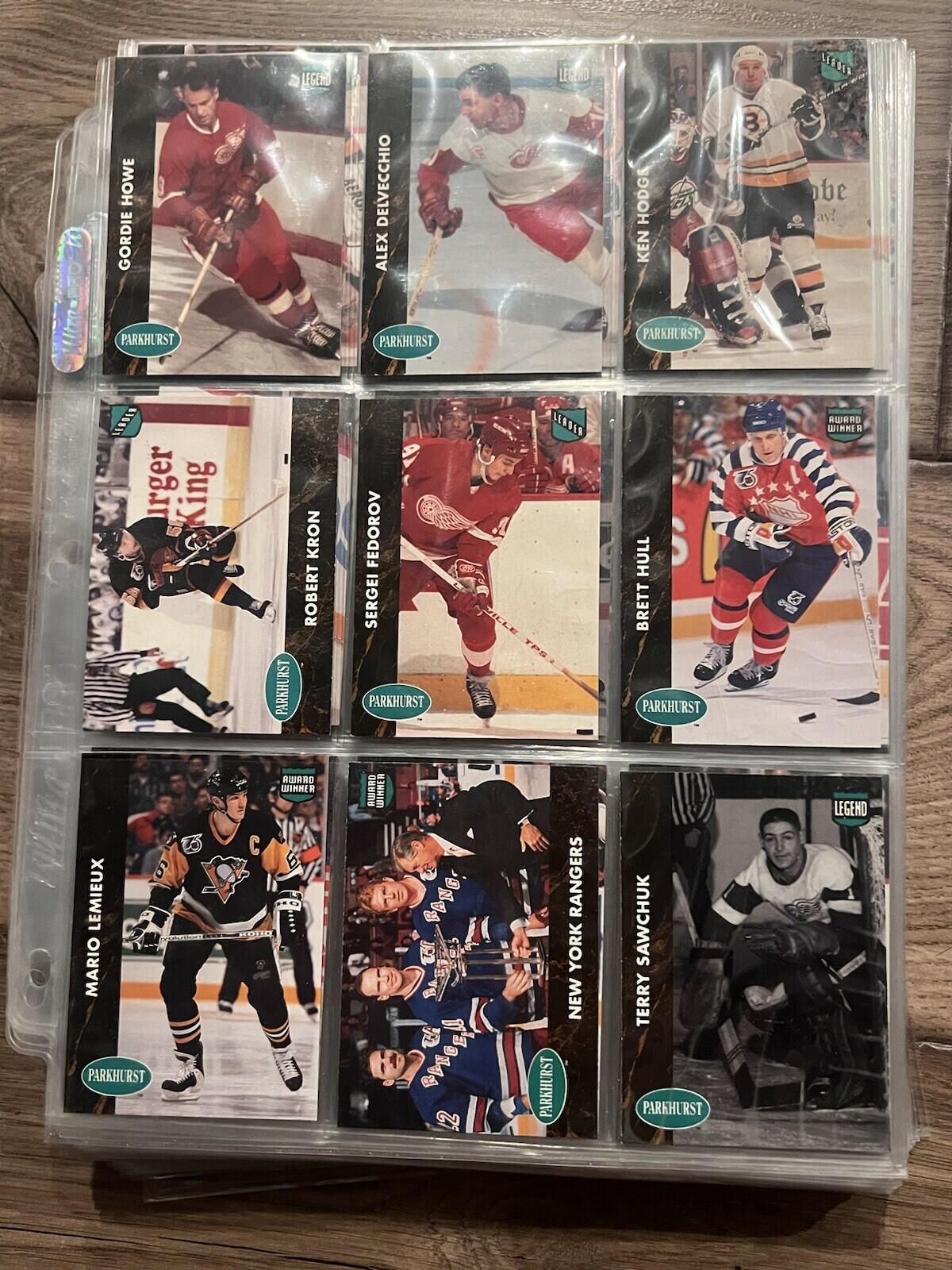 1991-92 Parkhurst Pro Set 91 NHL Hockey Cards 1-450 FULL SET