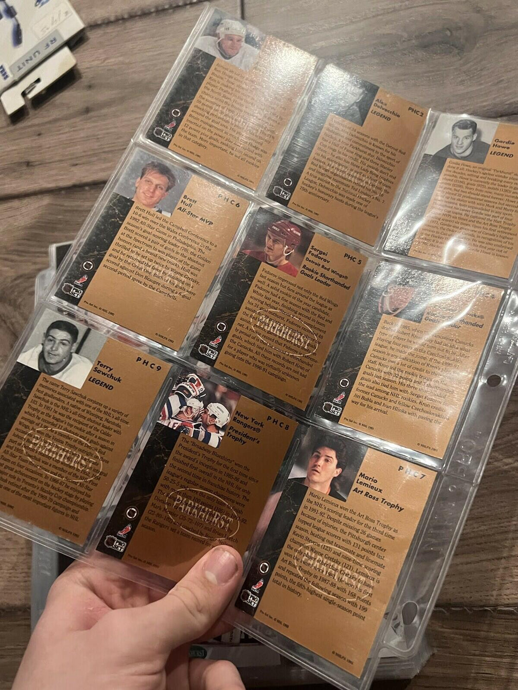 1991-92 Parkhurst Pro Set 91 NHL Hockey Cards 1-450 FULL SET