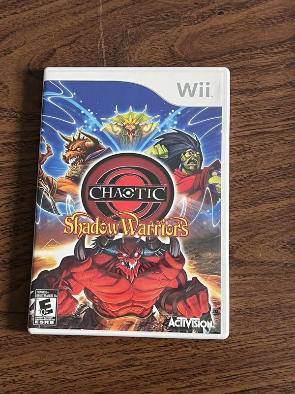 Chaotic: Shadow Warriors (Nintendo Wii, 2009) CIB COMPLETE
