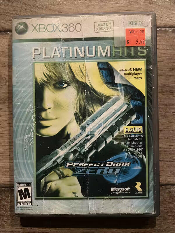 Perfect Dark Zero: Platinum Hits (Microsoft Xbox 360, 2005) CIB